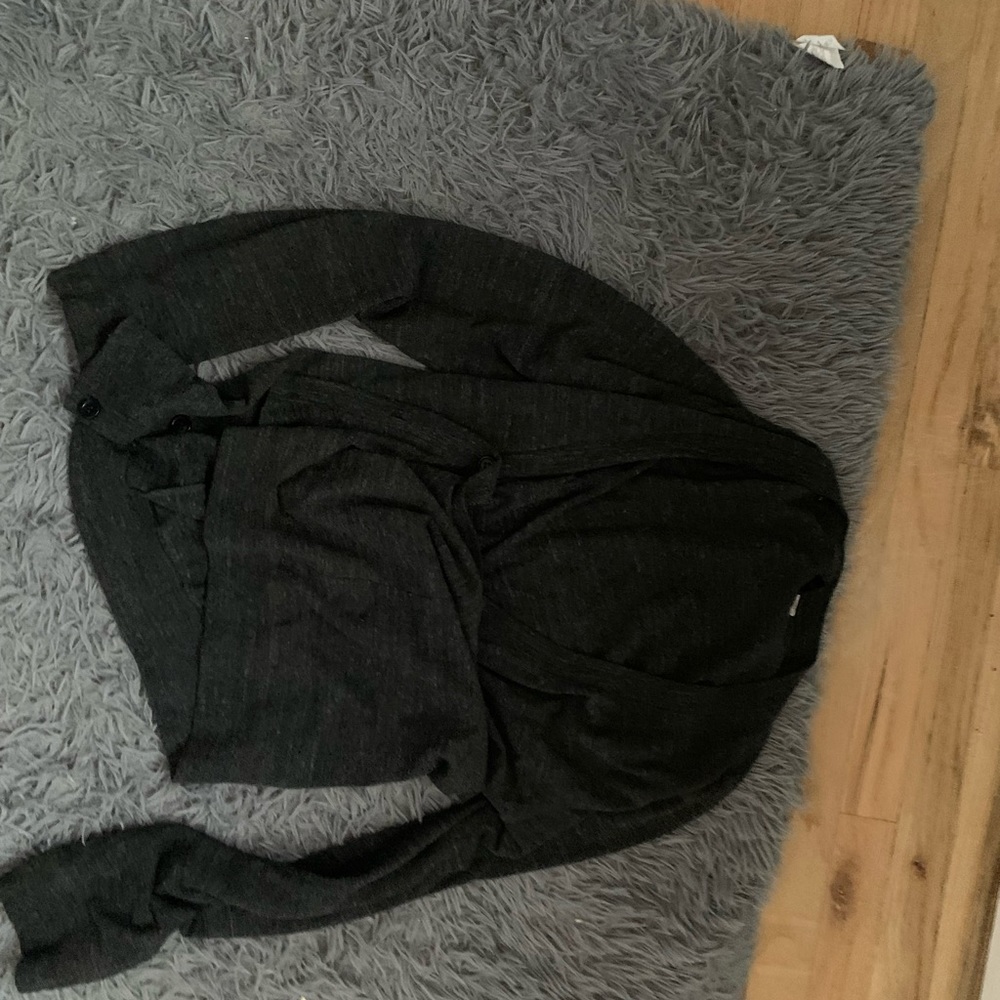 Black cardigan